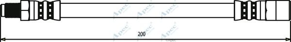 APEC BRAKING Тормозной шланг HOS3628